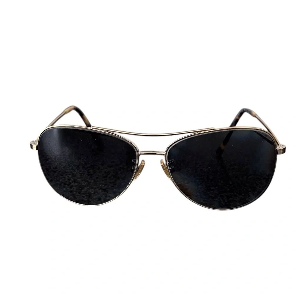 Coach Aviator Sunglasses FRAME ONLY Prescription Lenses Gold Classic Casual